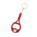 Tennis Racket Bottle Opener w/ Key Ring